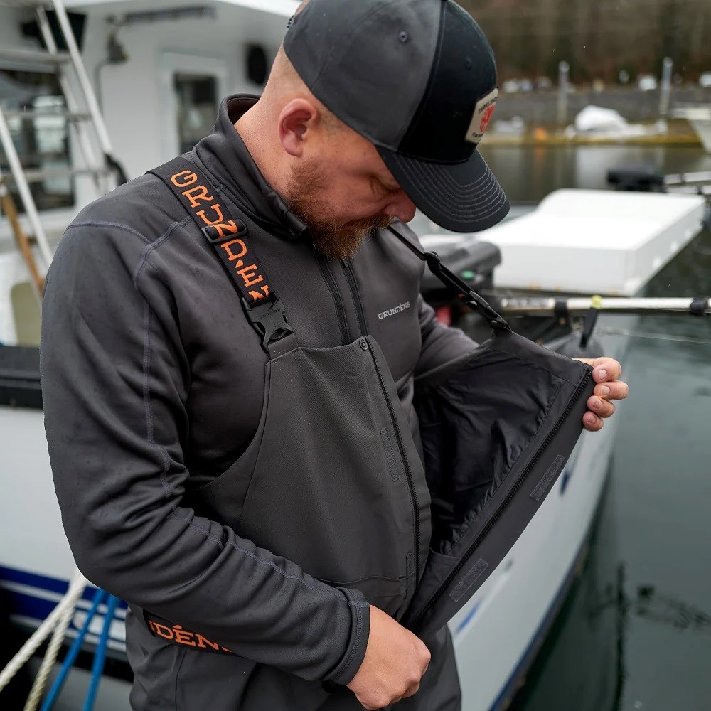 Grundéns Kalhoty Downrigger Gore-Tex Bib Anchor (4)